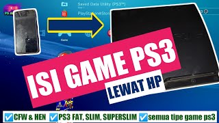 CARA ISI GAME PS3 LEWAT HP