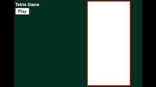 Simple Tetris Game using Canvas in JavaScript