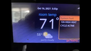 BRYANT EVOLUTION ERROR CODE 126 SOLUTION