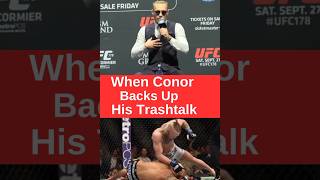 Conor Backs Up His Trashtalk. UFC 178 Media Day: Conor McGregor vs. Dustin Poirier 1.