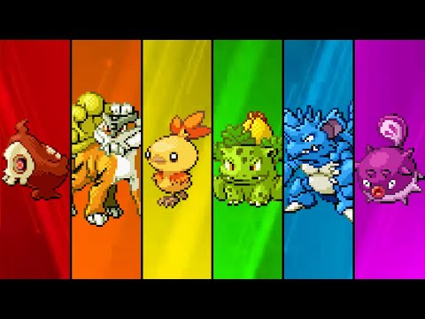 First To Get A Shiny Pokemon Rainbow Team Wins