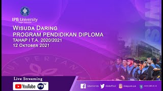 Wisuda Daring Program Pendidikan Diploma Sekolah Vokasi IPB University Tahap I T.A. 2020/2021