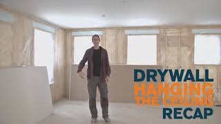 Hang Drywall on the Ceiling the Right Way