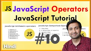 JavaScript Operators - JavaScript Tutorial (Hindi) #10