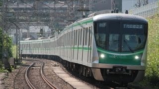 東京メトロ 16000系 百合ケ丘駅通過