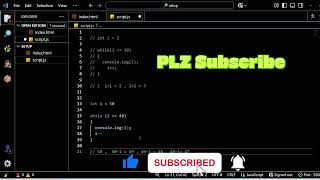 JavaScript while Loop Explained Example | #js Tutorial in Hindi #coding #viral #trending #edit #new