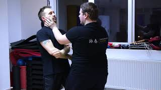 Martial Arts Training - Hit First Then Push from Wing Chun Structure