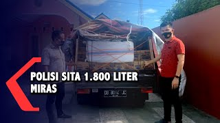 Polisi Sita 1.800 Liter Miras Ilegal