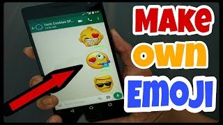 How To Make/Create Custom EMOJI For Whatsapp and Other Social Media || Own Emoji || Tech Cookies