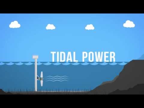 Where is tidal energy used in Ireland?