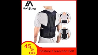 Adjustable corset posture correction belt back corrector shoulder lumbar brace spine support