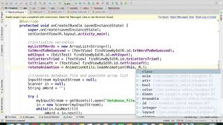 Java - Rotate Animation | Hangman Android App