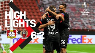 Bellarabi-Doppelpack beim 6:2-Europa-League-Sieg | Alle Highlights | Bayer 04 vs. OGC Nizza