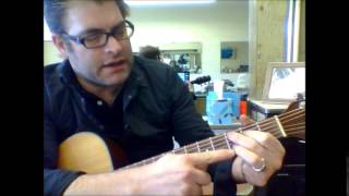How to play Cmaj9 guitar chord on the acoustic guitar