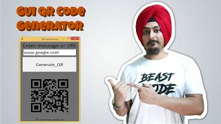 Python Project -06 | GUI QR Code Generator | Tutorial in Hindi