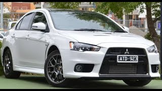 B8078 - 2015 Mitsubishi Lancer CJ Evolution Final Edition Sedan 4dr Man 5sp 4WD 2 0T Walk Around Vid