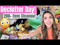 EXTREME DECLUTTER DAY 😲  200+ Item Junk Room & Toy Declutter | Decluttering Journey Tips