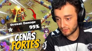 99% E 1 ESTRELA ! TENTE NÃO RIR NO CLASH OF CLANS #24