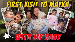 First visit to mayka with my baby | Aman and ITI vlogs