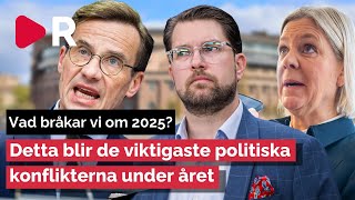 Riks Live: Det här blir de största politiska konflikterna 2025