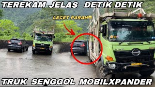 SOPIR TRUK CEMAS🥺 APAKAH HARUS GANTI RUGI?? Tak Sengaja Kesenggol di Tikungan Sitinjau Lauik