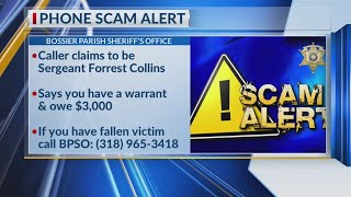 Bossier Parish Sheriffs Office warns rise in phone scams