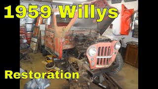 1959 Willys Jeep Restoration Slide Show