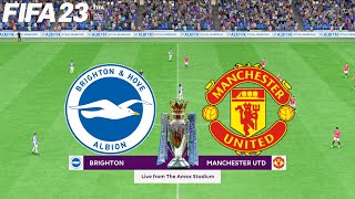 FIFA 23 | Brighton vs Manchester United - Match Premier League - PS5 Full Gameplay