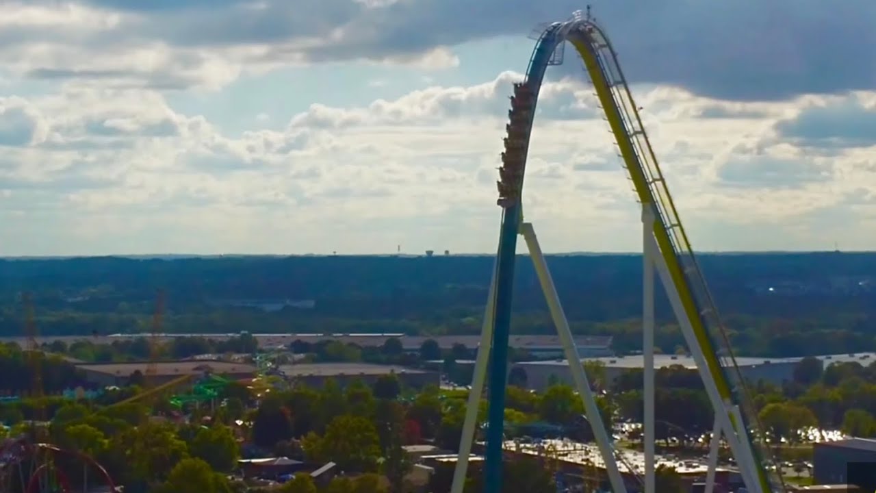 Fury 325 Drone Footage 4K 60fps Carowinds, NC - YouTube