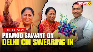 Rekha Gupta Takes Oath as Delhi CM | Pramod Sawant: ‘PM Modi Empowers Women in Delhi’ | NewsX