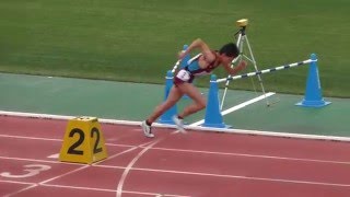 ２０１６年　第１回大阪陸上競技記録会　男子８００ｍ１組　大阪桐蔭　三浦隆寛