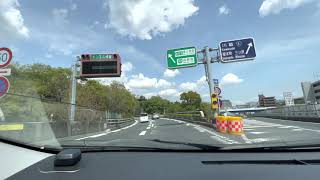 保土ヶ谷バイパス〜横浜新道(E83)〜第三京浜(E83) 本村IC〜玉川IC Driving to Tamagawa IC from Honmura IC on the Expressway