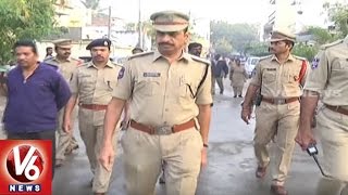 Police Cardon \u0026 Search Operation In Karimnagar, 26 Vehicles Seized || V6 News