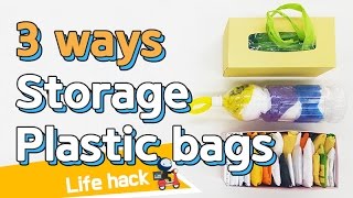 Download [Life Hacks] 3 Ways Storage Plastic bags | sharehows mp3