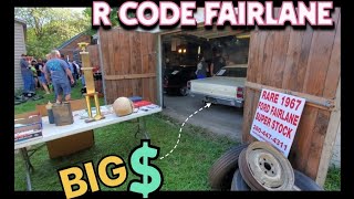 Rare R Code 1967 Ford Fairlane Hidden in Garage for 30 Years! Auctioned Off in Indiana