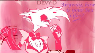 Angel Dust And Alastor Have An Interesting Discussion! (Hazbin Hotel Comic-Dub)