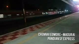 Pandian SF Express crossing Vandalur at 50-60 kmph 🔥| Charlas's YT