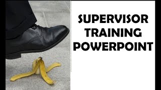 Supervisor Training PowerPoint | PPT | First-Time Supervisor and New Supervisors Full Course HR Buy