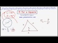 Pi for a Square (TANTON Mathematics)