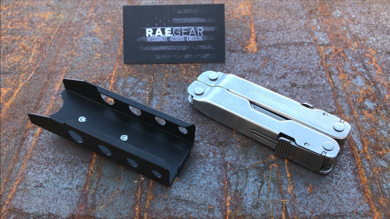 Leatherman Super Tool 300 Sheath From R.A.E. Gear - YouTube