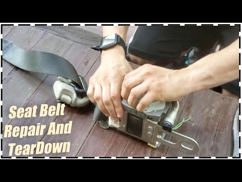 Can seat belts be repaired or are they to be replaced if malfunctioning?