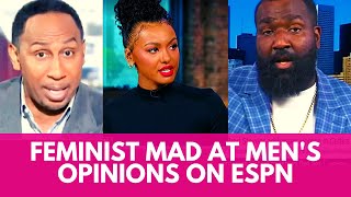 Feminist Mad at Stephen A Smith  + Kendrick Perkins vs Malika Andrews | Ime Udoka Boston Celtics