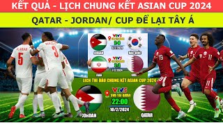 🔴 Kết Quả, Lịch Thi Đấu Và Trực Tiếp Chung Kết Asian Cup 2024 Ngày 8/2 | Ngôi Vương Thuộc Về Ai?