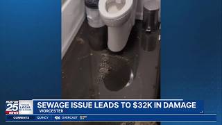 Massachusetts family devastated after sewage flood destroys basement and claim is denied