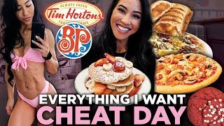 Fitgirl Dream Cheat Day | Eating Whatever I Want for 1 Day