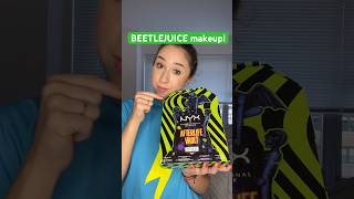 BEETLEJUICE makeup!! 💚 #shorts #beetlejuice #makeup @nyxcosmetics