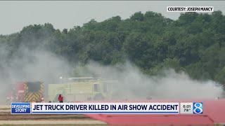 Jet truck driver killed in air show accident