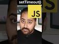 setTimeout Function JavaScript #shorts #function #100daysofcode  #settimeout #javascript #coding
