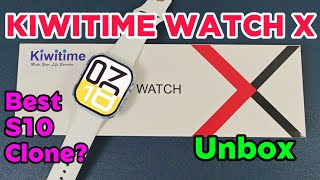 KIWITIME WATCH X Unbox-Best Series 10 S10 Smartwatch Copy? 2.08 Inch Infinite Screen/42/46mm Options