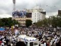 ysr last journey huge croud never before in the world.